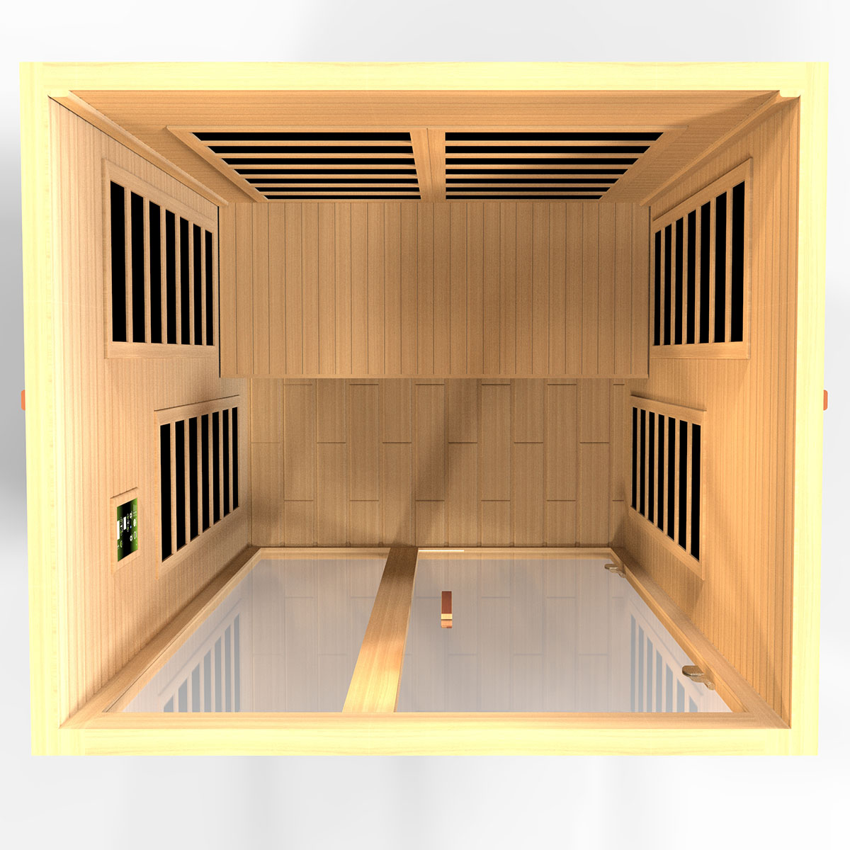 Golden Designs Dynamic Santiago Elite 2-person Ultra Low EMF FAR Infrared Sauna