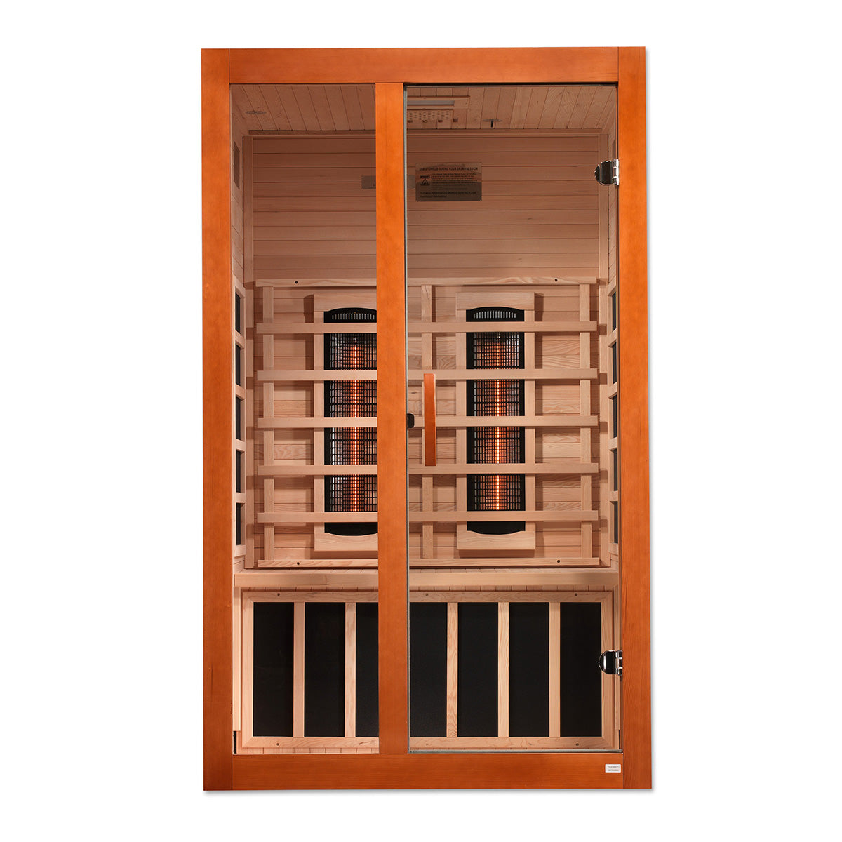 Golden Designs Dynamic Santiago 2-Person Full Spectrum Near Zero EMF FAR Infrared Sauna