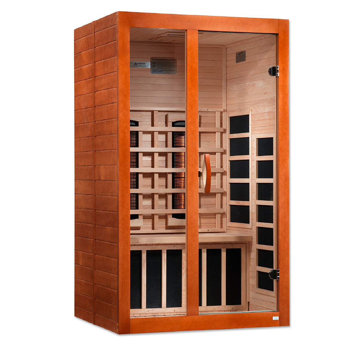 Golden Designs Dynamic Santiago 2-Person Full Spectrum Near Zero EMF FAR Infrared Sauna
