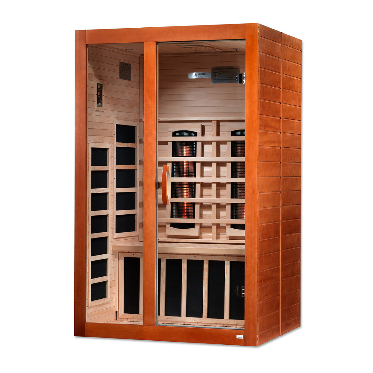 Golden Designs Dynamic Santiago 2-Person Full Spectrum Near Zero EMF FAR Infrared Sauna