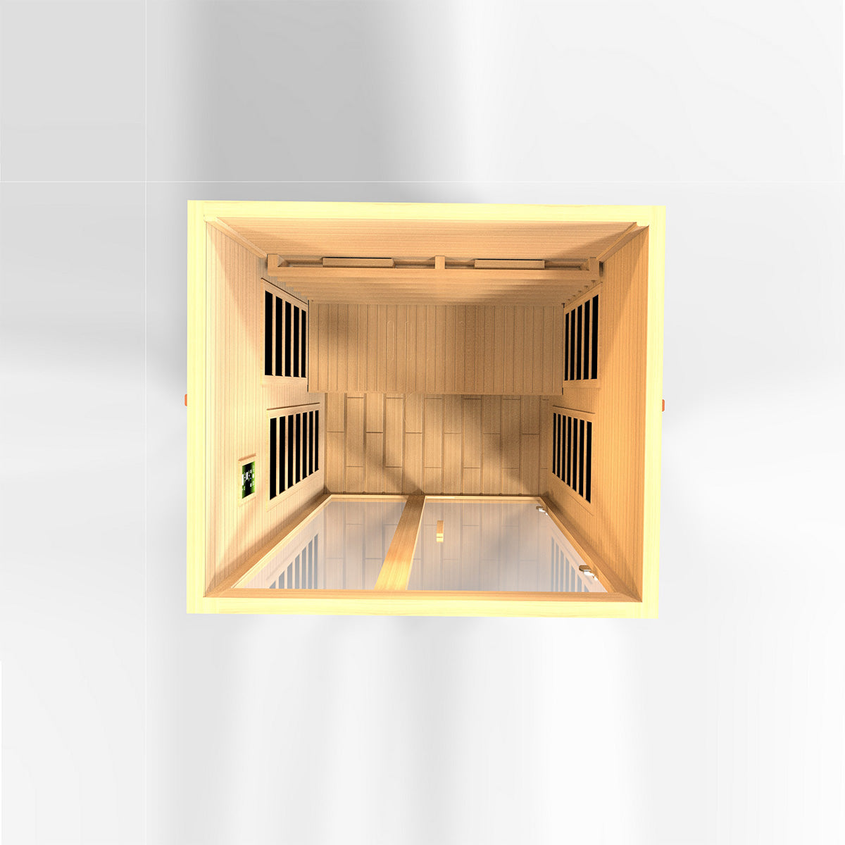 Golden Designs Dynamic Santiago 2-Person Full Spectrum Near Zero EMF FAR Infrared Sauna