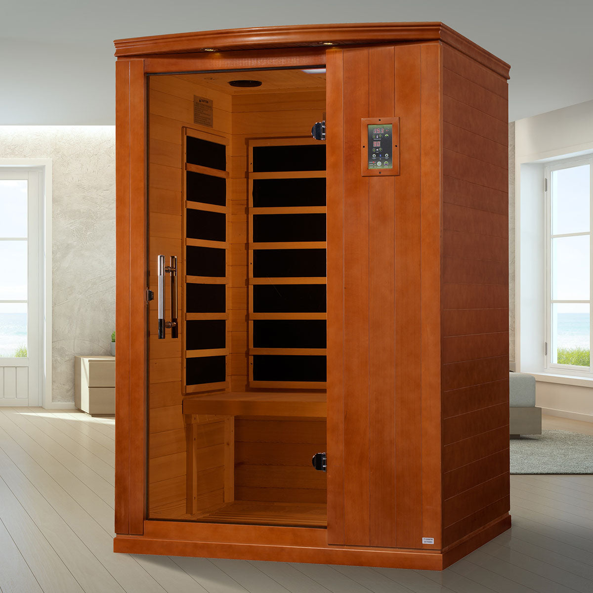 Golden Designs Dynamic Venice Elite 2-person Ultra Low EMF FAR Infrared Sauna