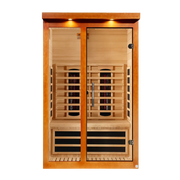 Golden Designs Dynamic Llumeneres 2-Person Full Spectrum Near Zero EMF FAR Infrared Sauna