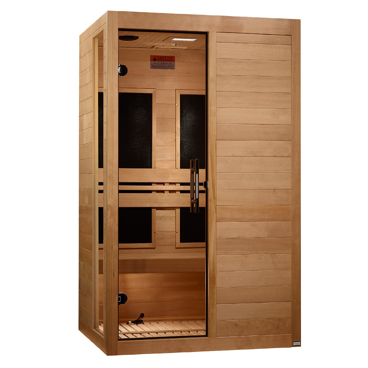 Golden Designs Dynamic Lucca 2-person Low EMF FAR Infrared Sauna