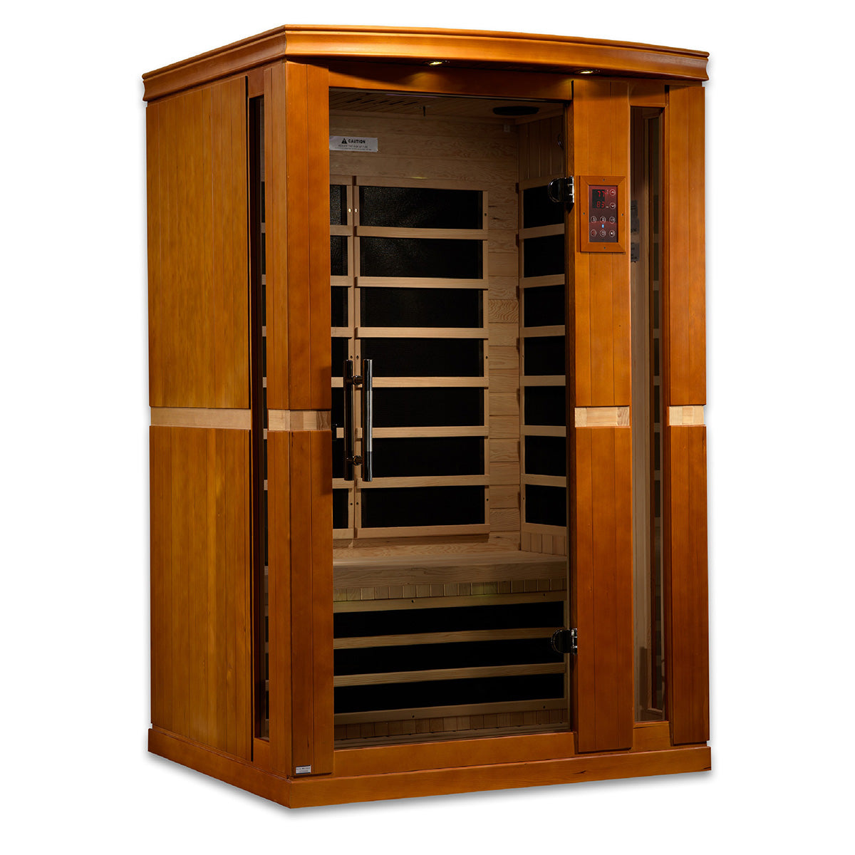 Golden Designs Dynamic Vittoria 2-person Low EMF FAR Infrared Sauna