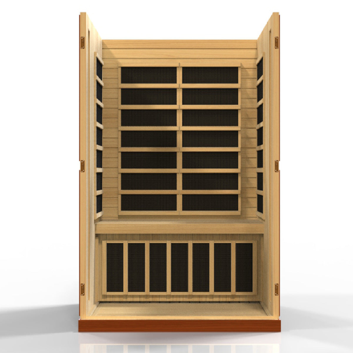 Golden Designs Dynamic Vittoria 2-person Low EMF FAR Infrared Sauna