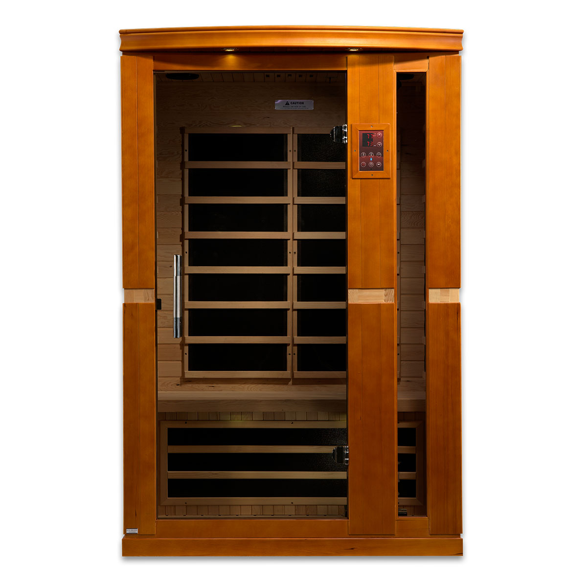 Golden Designs Dynamic Vittoria Elite 2-person Ultra Low EMF FAR Infrared Sauna