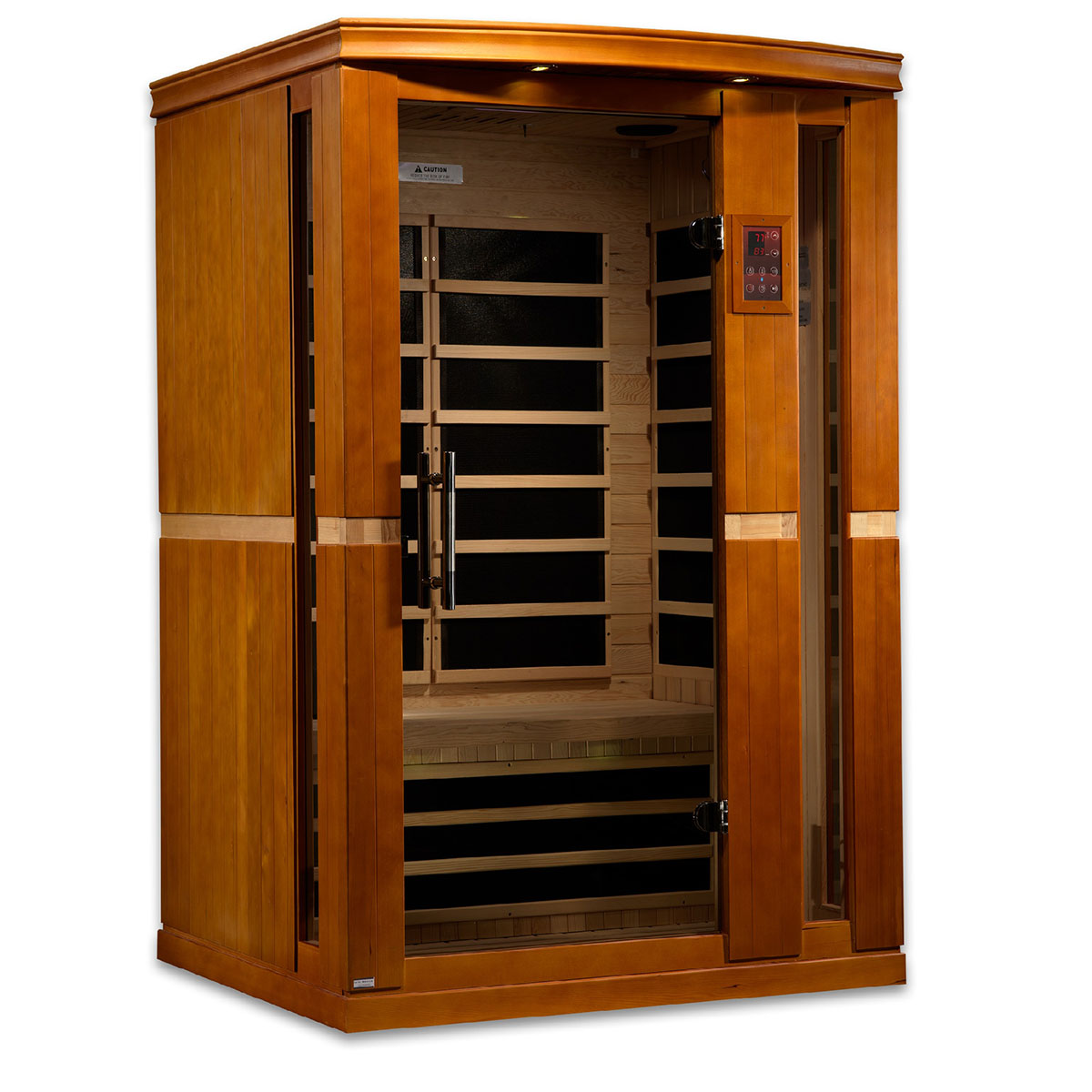 Golden Designs Dynamic Vittoria Elite 2-person Ultra Low EMF FAR Infrared Sauna