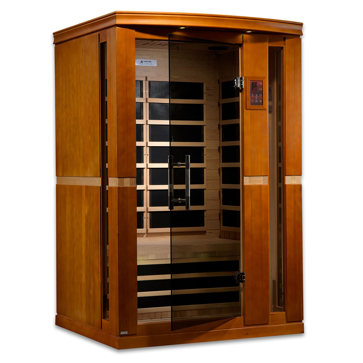 Golden Designs Dynamic Vittoria Elite 2-person Ultra Low EMF FAR Infrared Sauna