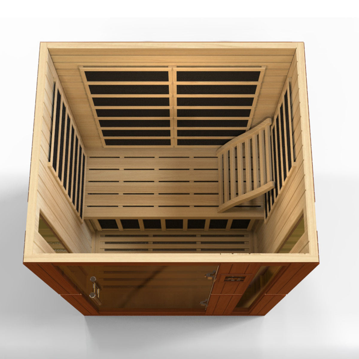 Golden Designs Dynamic Vittoria Elite 2-person Ultra Low EMF FAR Infrared Sauna