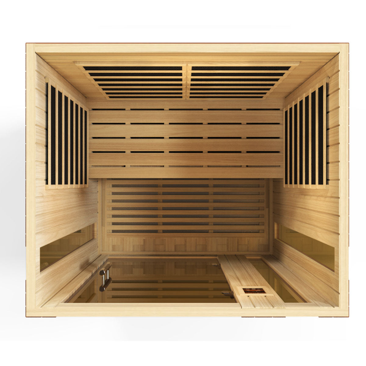 Golden Designs Dynamic Vittoria Elite 2-person Ultra Low EMF FAR Infrared Sauna