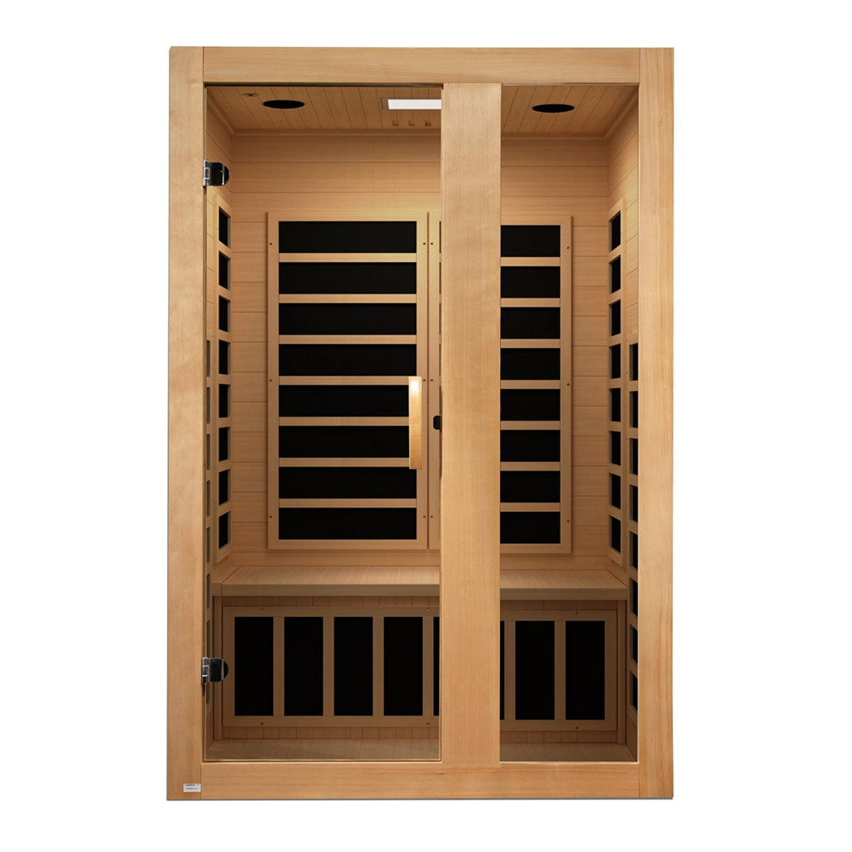 Golden Designs Dynamic Serena 2-person Low EMF FAR Infrared Sauna
