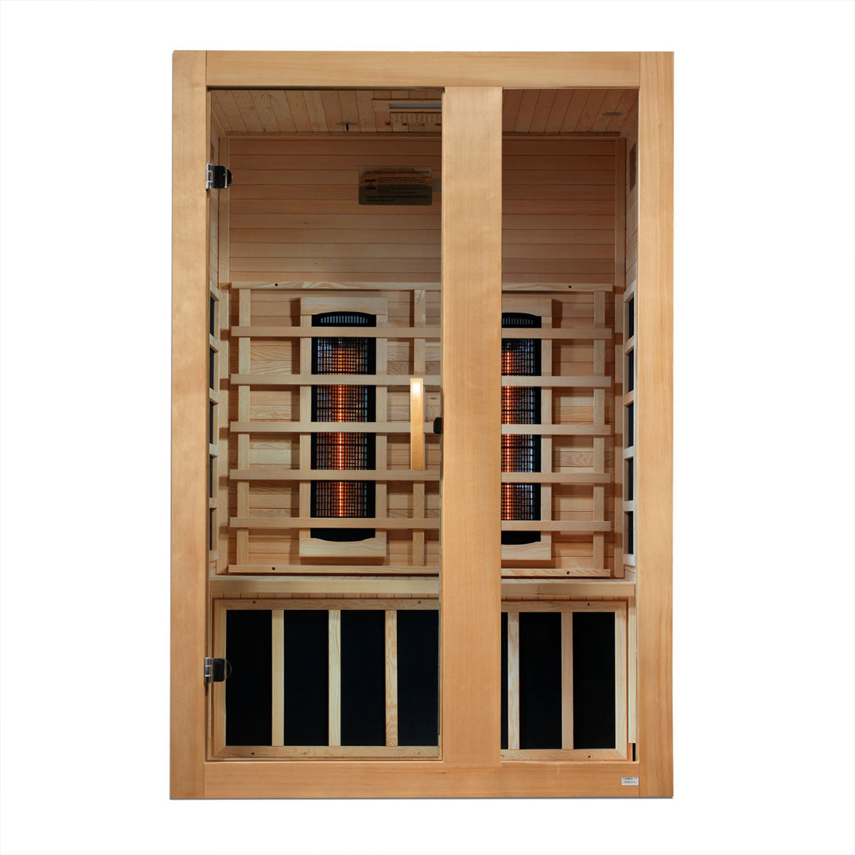 Golden Designs Dynamic Serena 2-Person Full Spectrum Near Zero EMF FAR Infrared Sauna