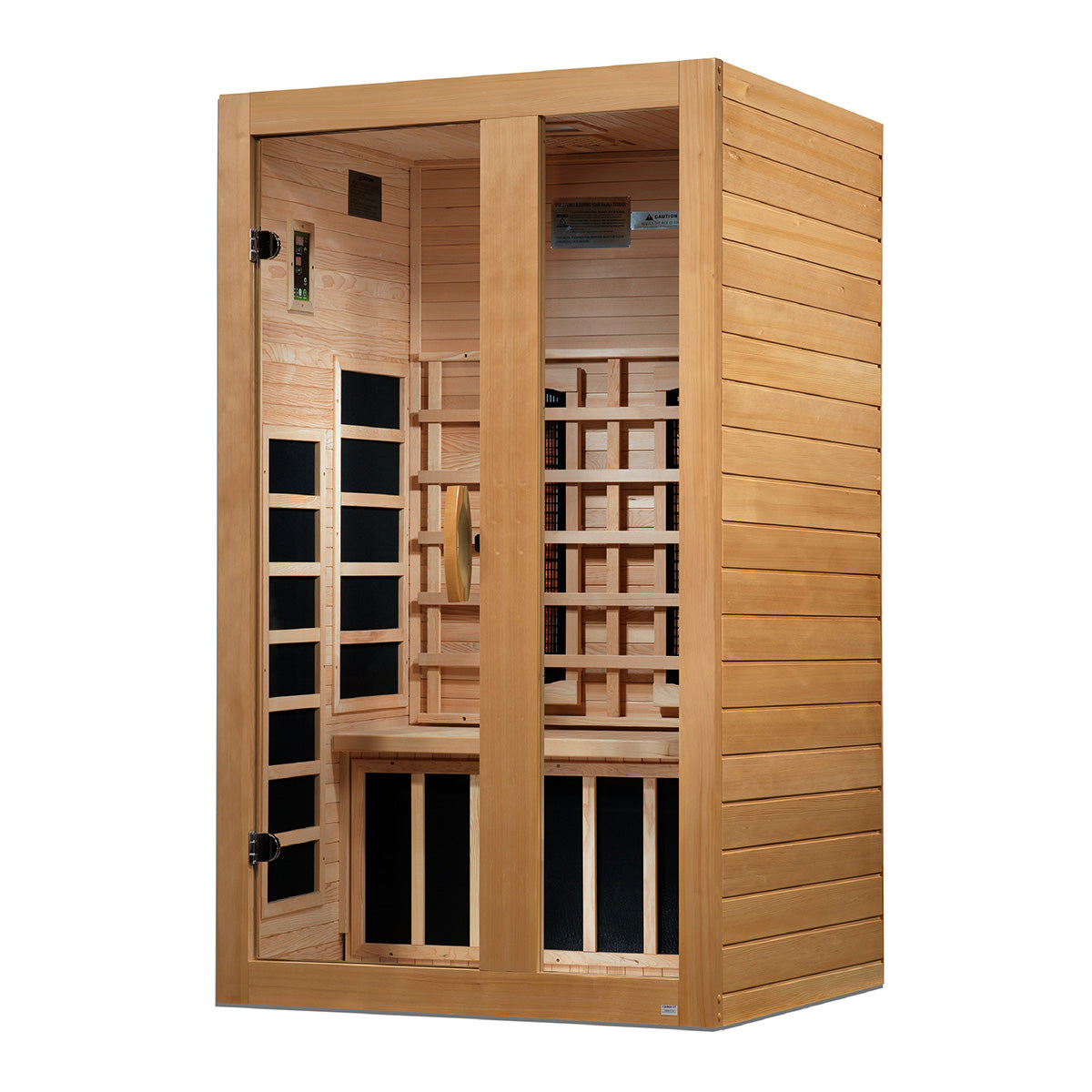Golden Designs Dynamic Serena 2-Person Full Spectrum Near Zero EMF FAR Infrared Sauna