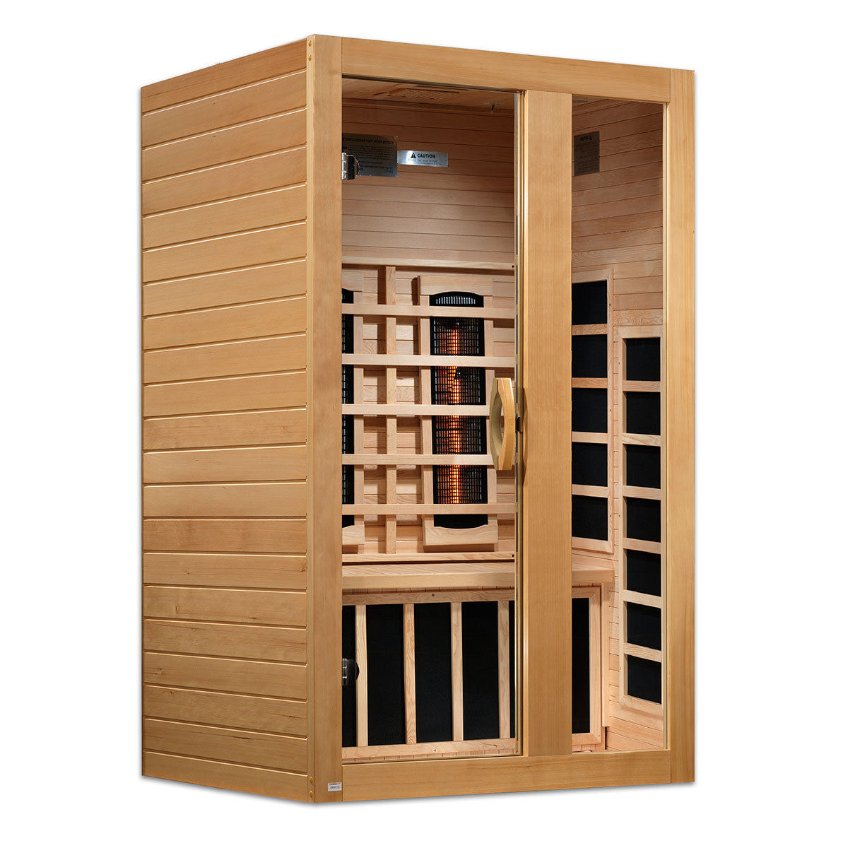 Golden Designs Dynamic Serena 2-Person Full Spectrum Near Zero EMF FAR Infrared Sauna