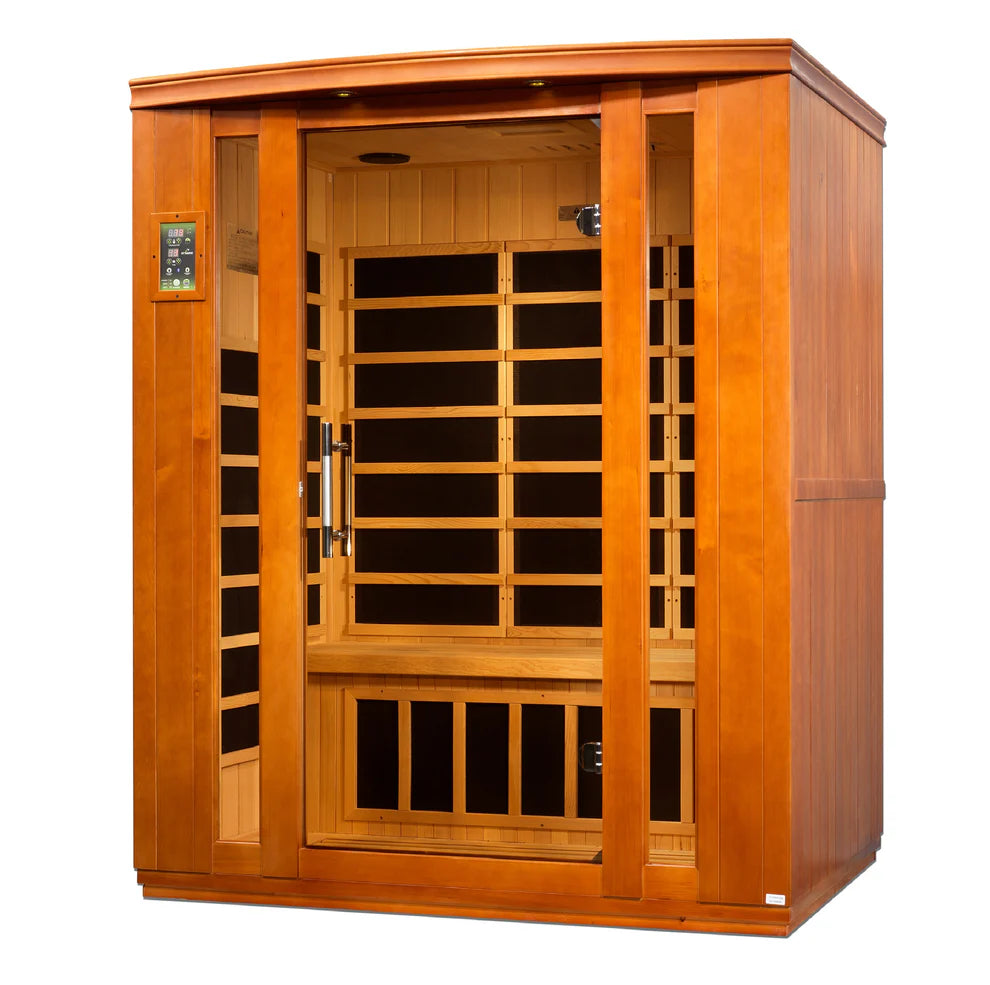 Golden Designs Dynamic Bellagio 3-person Ultra Low EMF FAR Infrared Sauna
