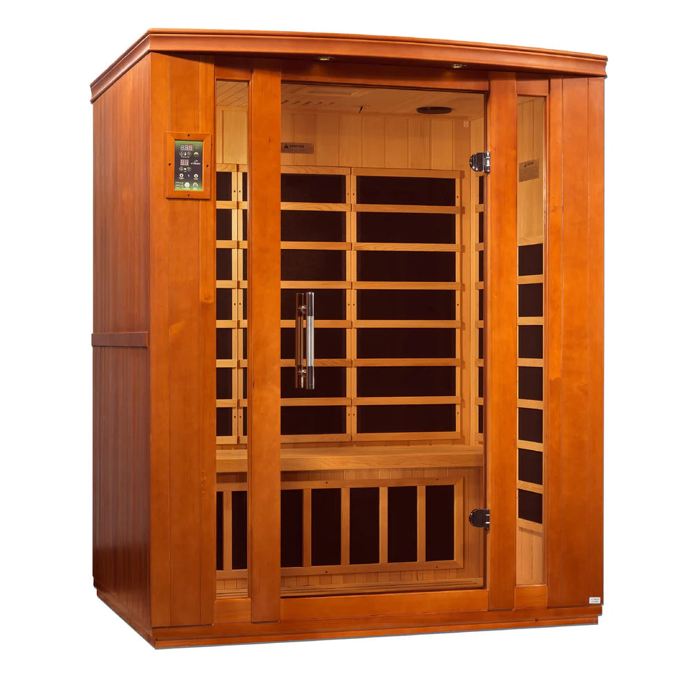 Golden Designs Dynamic Bellagio 3-person Ultra Low EMF FAR Infrared Sauna