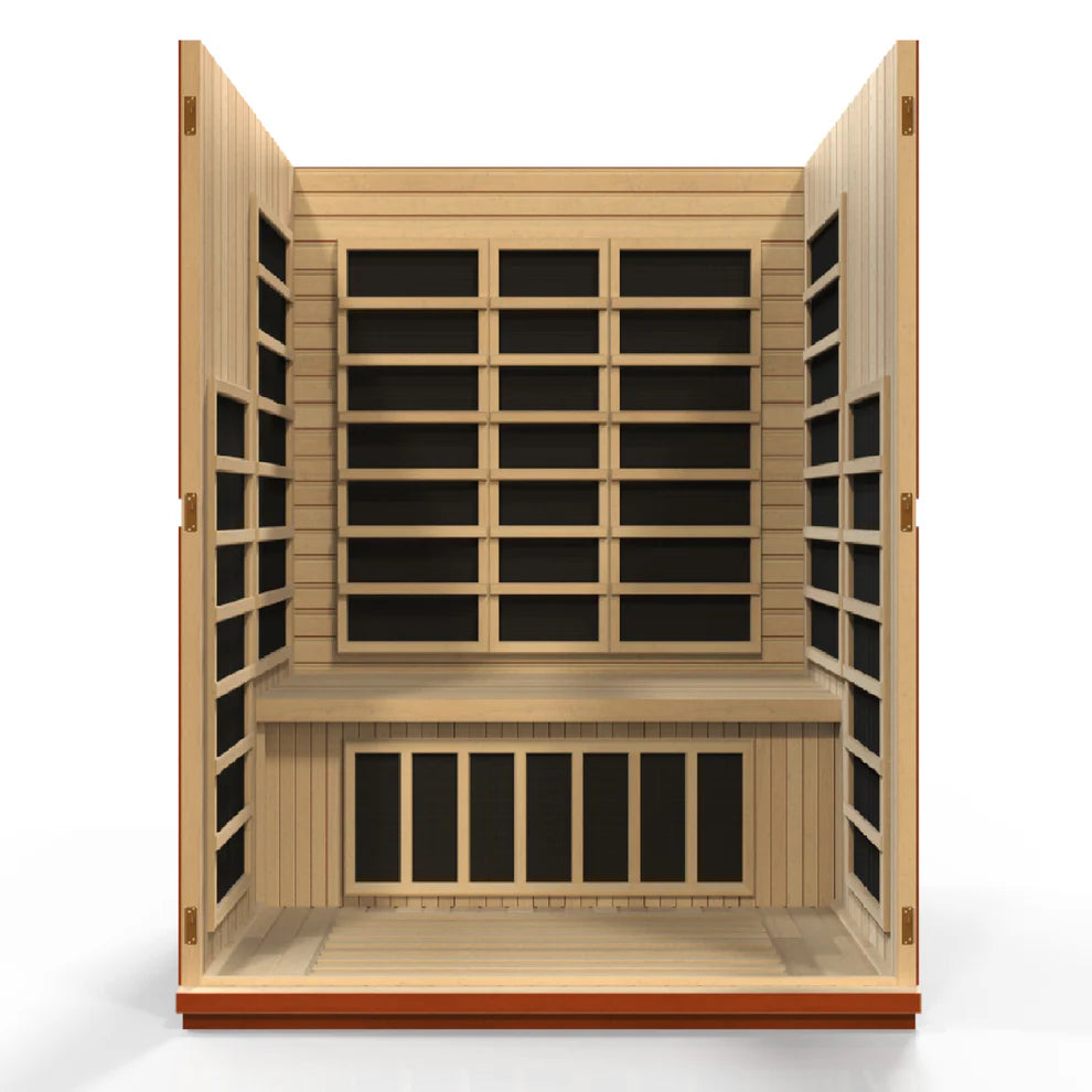 Golden Designs Dynamic Bellagio 3-person Ultra Low EMF FAR Infrared Sauna