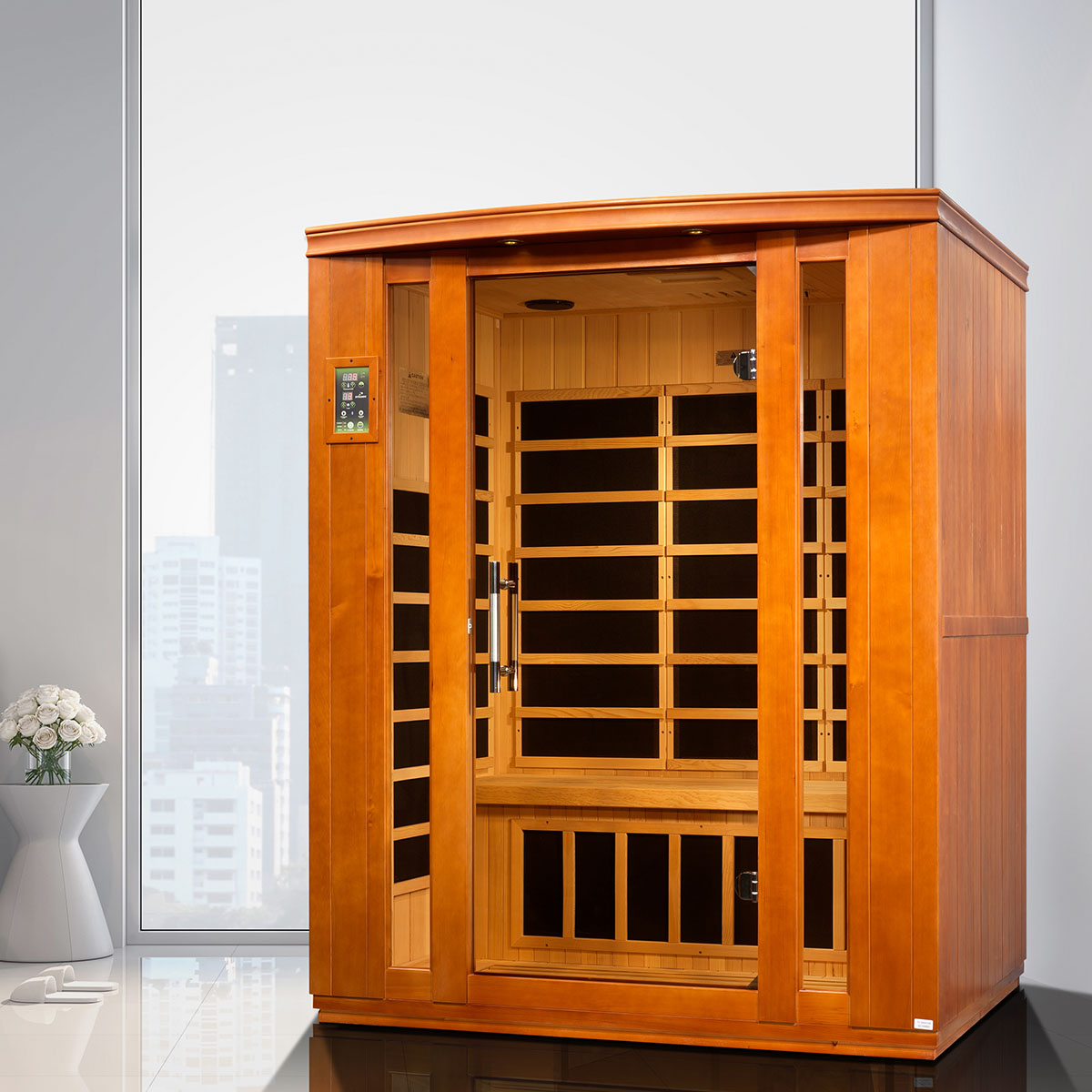 Golden Designs Dynamic Bellagio 3-person Low EMF FAR Infrared Sauna