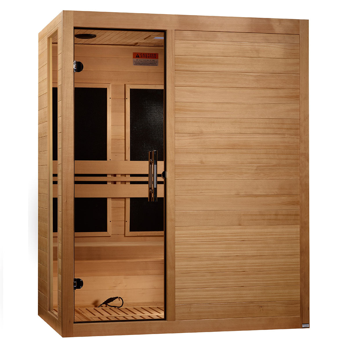 Golden Designs Dynamic Toscana 3-person Low EMF FAR Infrared Sauna