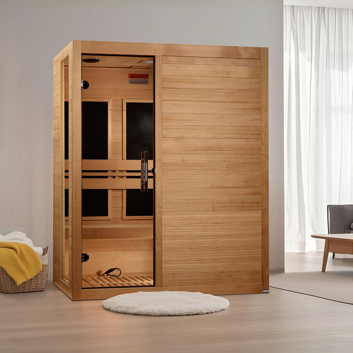 Golden Designs Dynamic Toscana 3-person Low EMF FAR Infrared Sauna