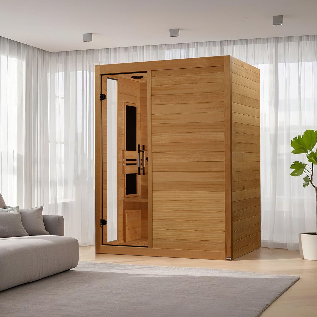 Golden Designs Dynamic Toscana Elite 3-person Ultra Low EMF FAR Infrared Sauna