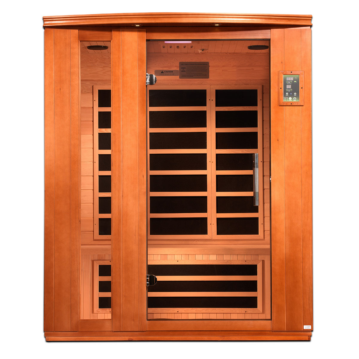 Golden Designs Dynamic Lugano Elite 3-person Ultra Low EMF FAR Infrared Sauna