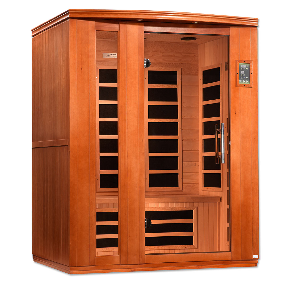 Golden Designs Dynamic Lugano 3-person Low EMF FAR Infrared Sauna