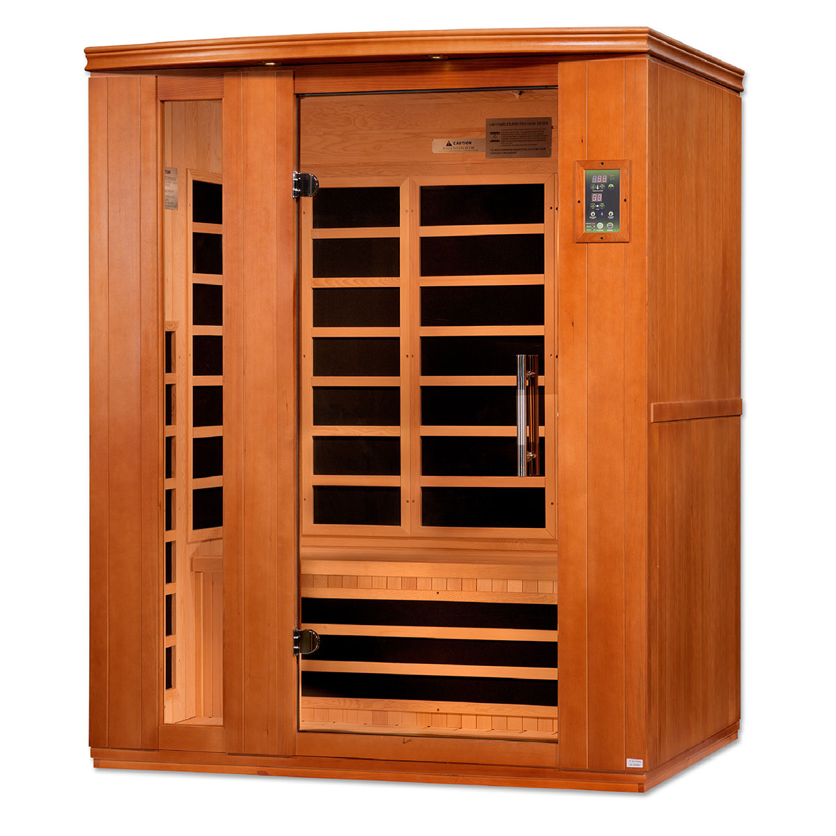 Golden Designs Dynamic Lugano Elite 3-person Ultra Low EMF FAR Infrared Sauna
