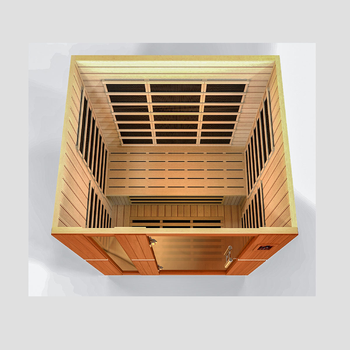 Golden Designs Dynamic Lugano 3-person Low EMF FAR Infrared Sauna