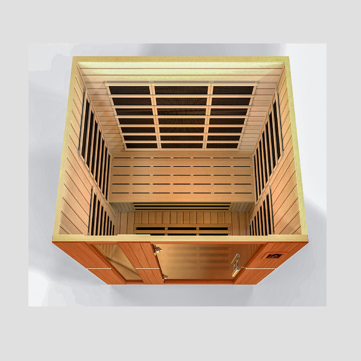 Golden Designs Dynamic Lugano Elite 3-person Ultra Low EMF FAR Infrared Sauna