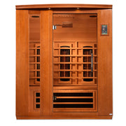 Golden Designs Dynamic Lugano 3-Person Full Spectrum Near Zero EMF FAR Infrared Sauna