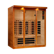 Golden Designs Dynamic Vila Grande 4-Person Full Spectrum Near Zero EMF FAR Infrared Sauna