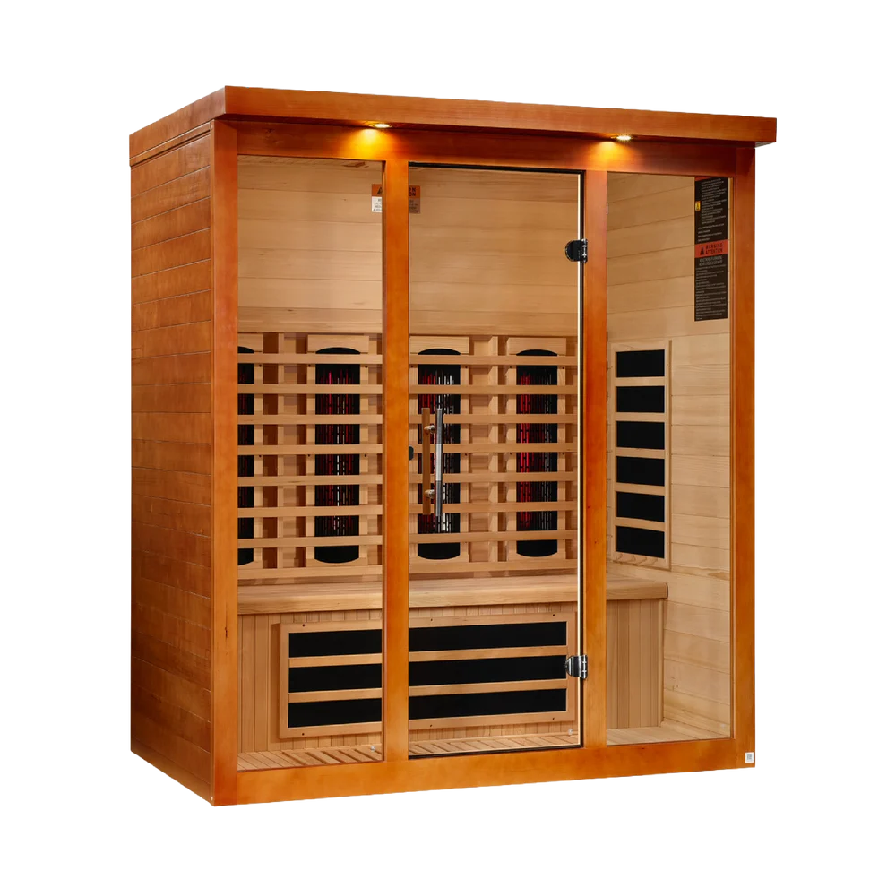 Golden Designs Dynamic Vila Grande 4-Person Full Spectrum Near Zero EMF FAR Infrared Sauna