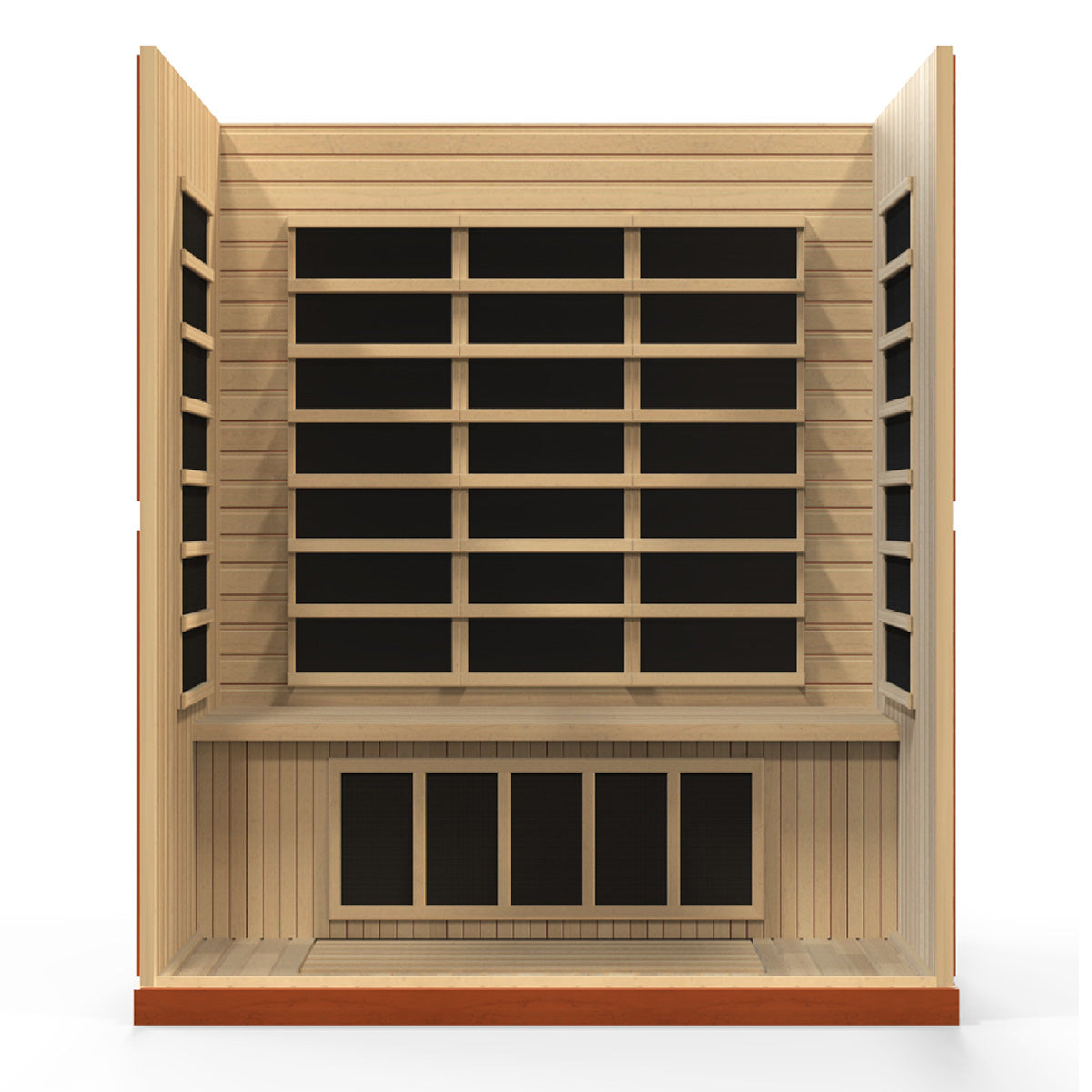 Golden Designs Dynamic Bergamo 4-person Low EMF FAR Infrared Sauna