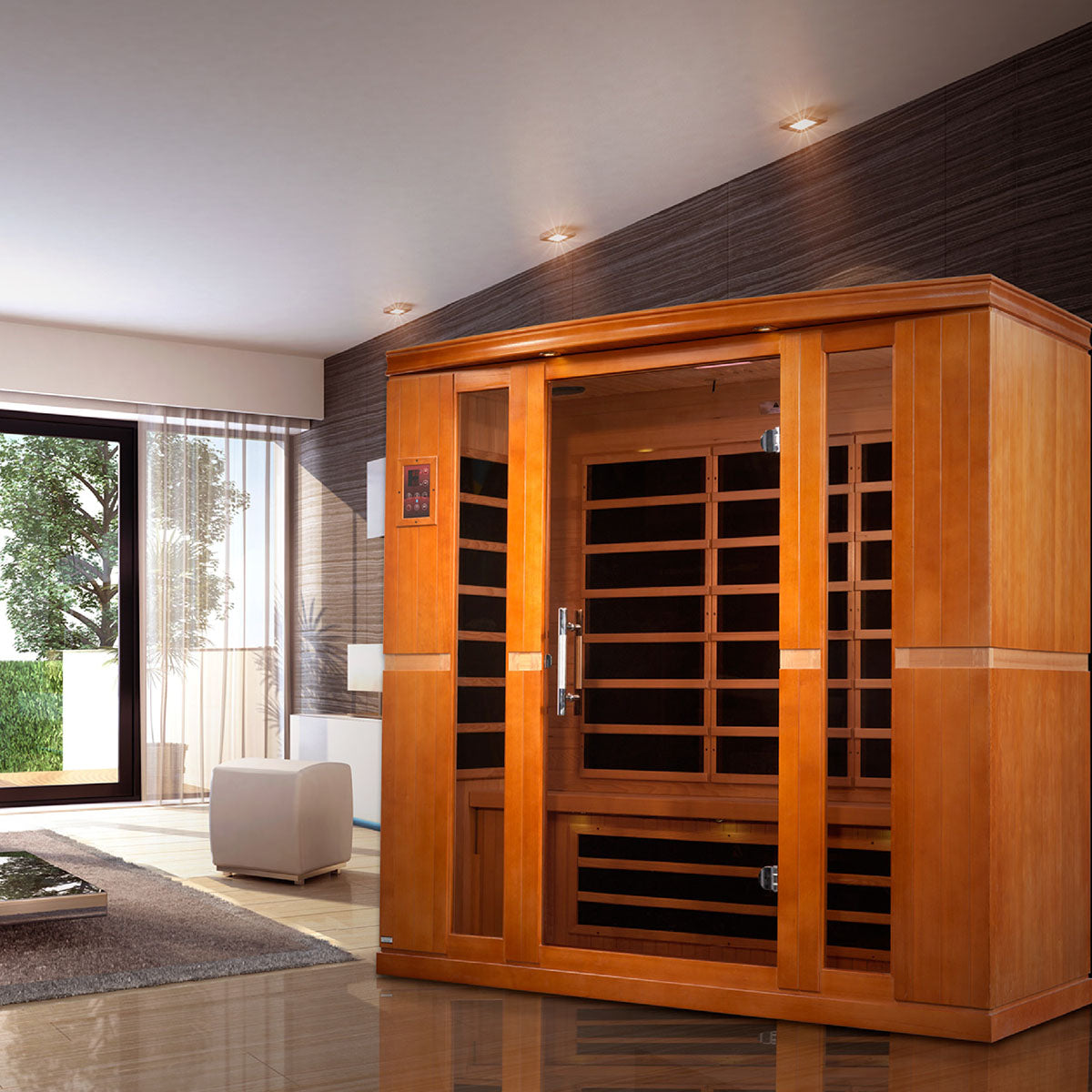 Golden Designs Dynamic Bergamo 4-person Low EMF FAR Infrared Sauna