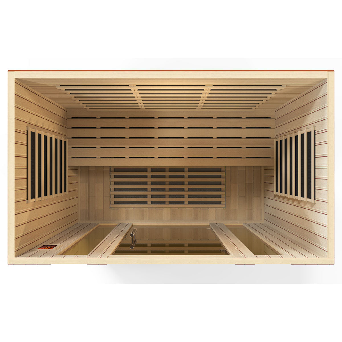Golden Designs Dynamic Bergamo Elite 4-person Ultra Low EMF FAR Infrared Sauna