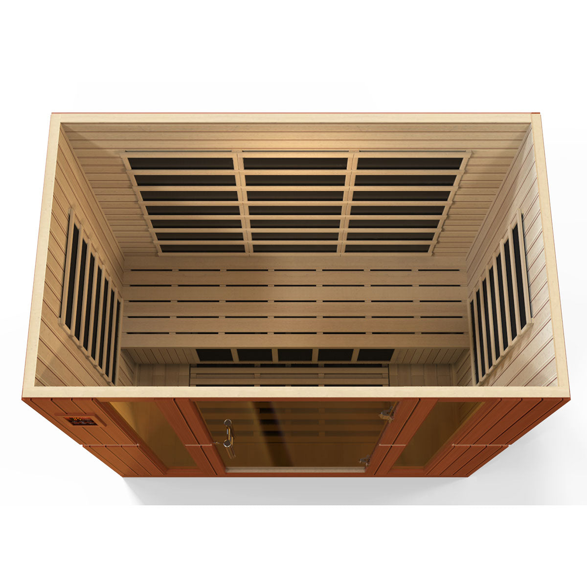 Golden Designs Dynamic Bergamo Elite 4-person Ultra Low EMF FAR Infrared Sauna