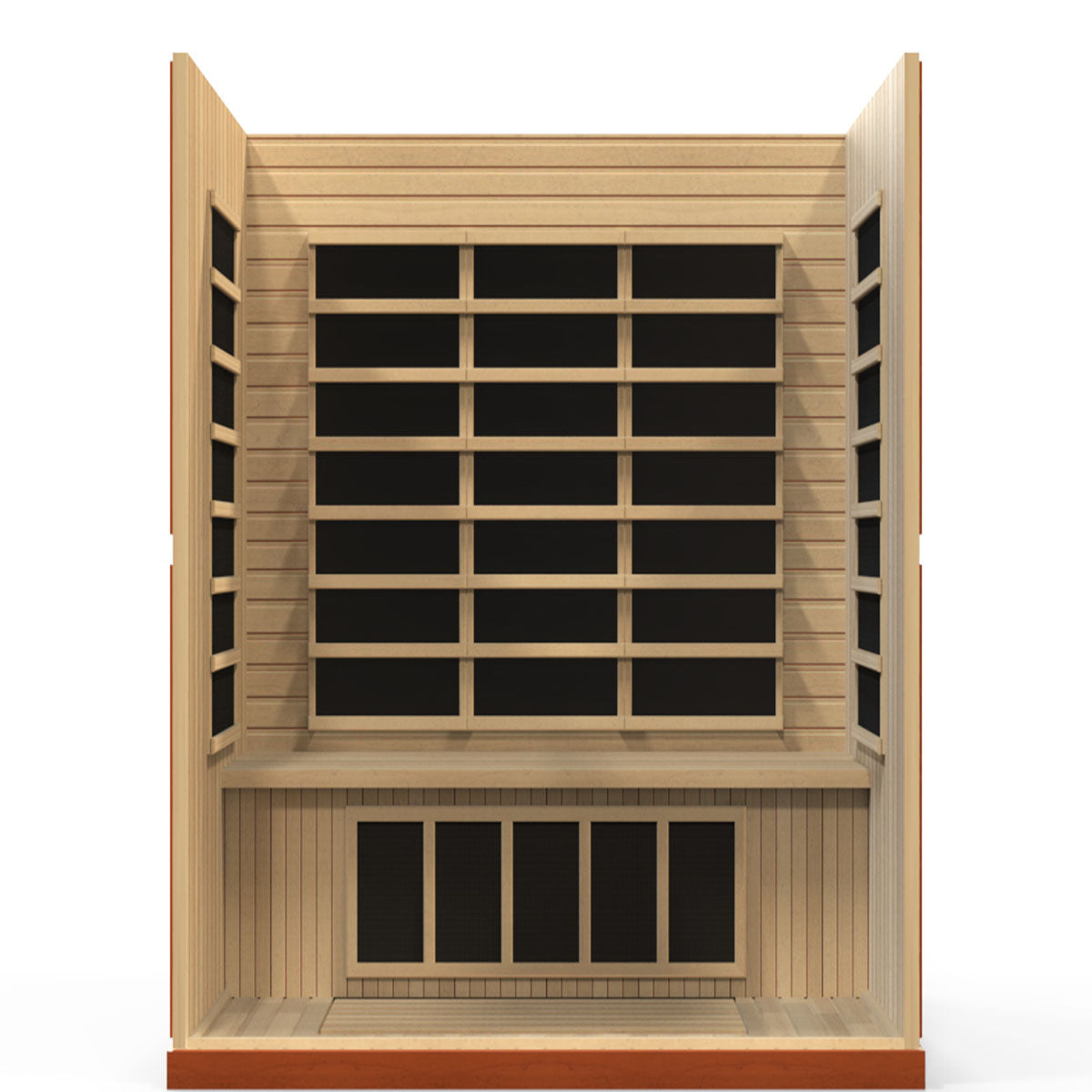 Golden Designs Dynamic Bergamo Elite 4-person Ultra Low EMF FAR Infrared Sauna