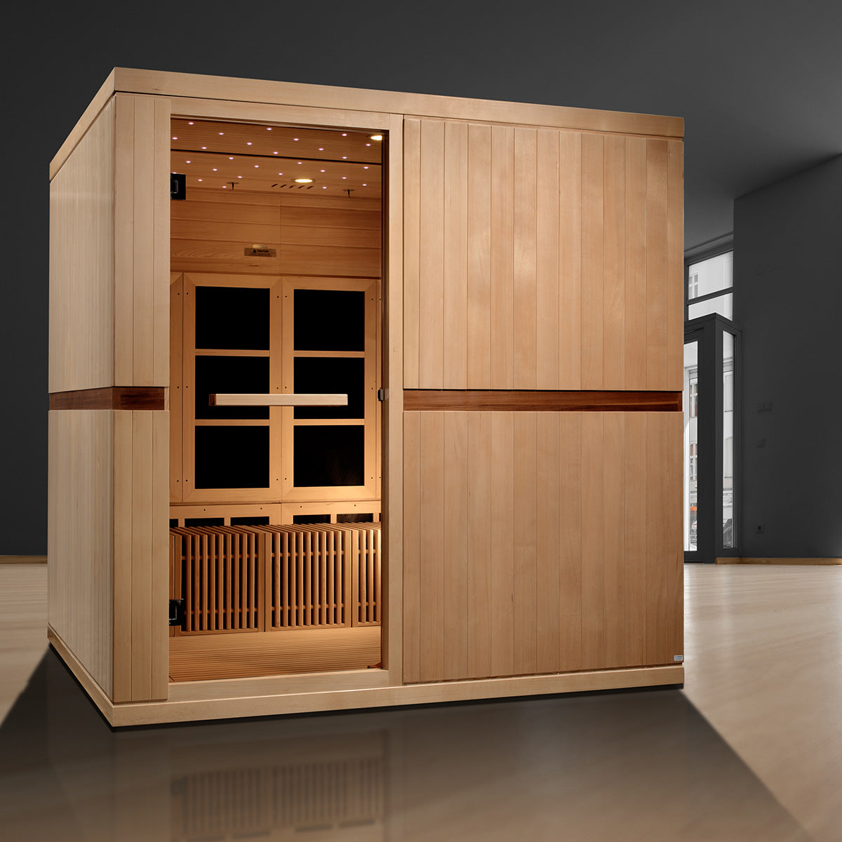 Golden Designs Catalonia 8-person Near Zero EMF FAR Infrared Sauna