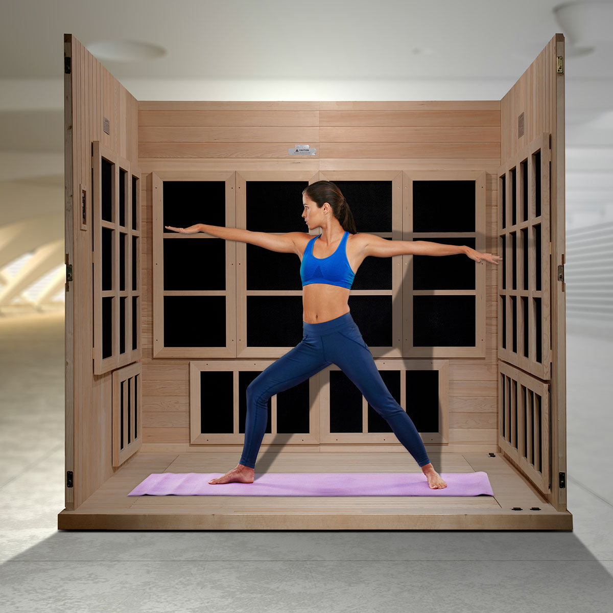 Golden Designs Catalonia 8-person Near Zero EMF FAR Infrared Sauna