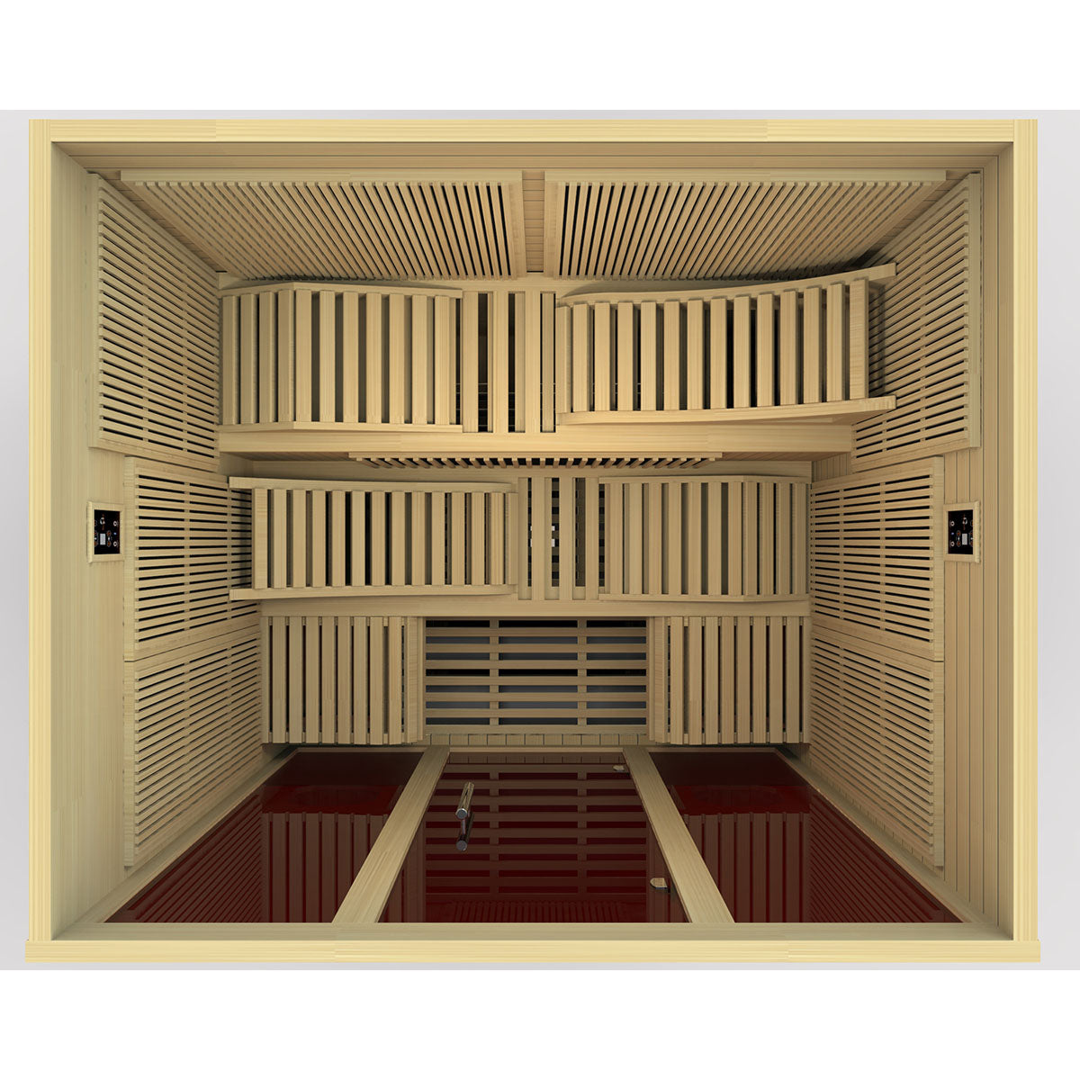 Golden Designs Dynamic Monaco Elite 6-person Ultra Low EMF FAR Infrared Sauna