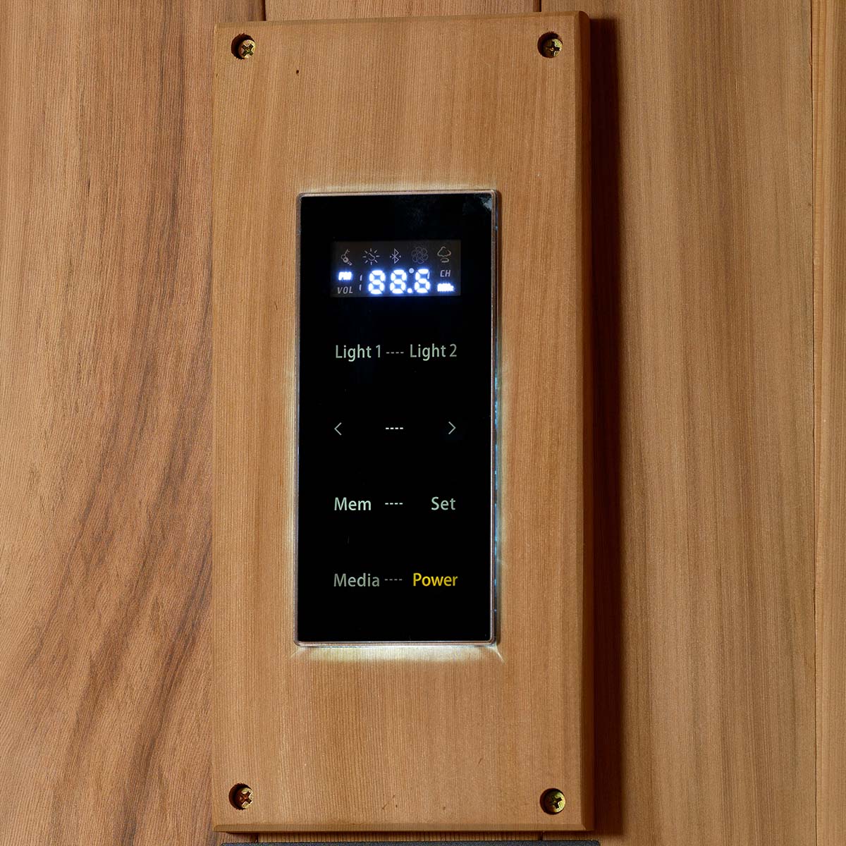 Golden Designs Forssa 3 Person Indoor Traditional Sauna - Canadian Red Cedar Interior