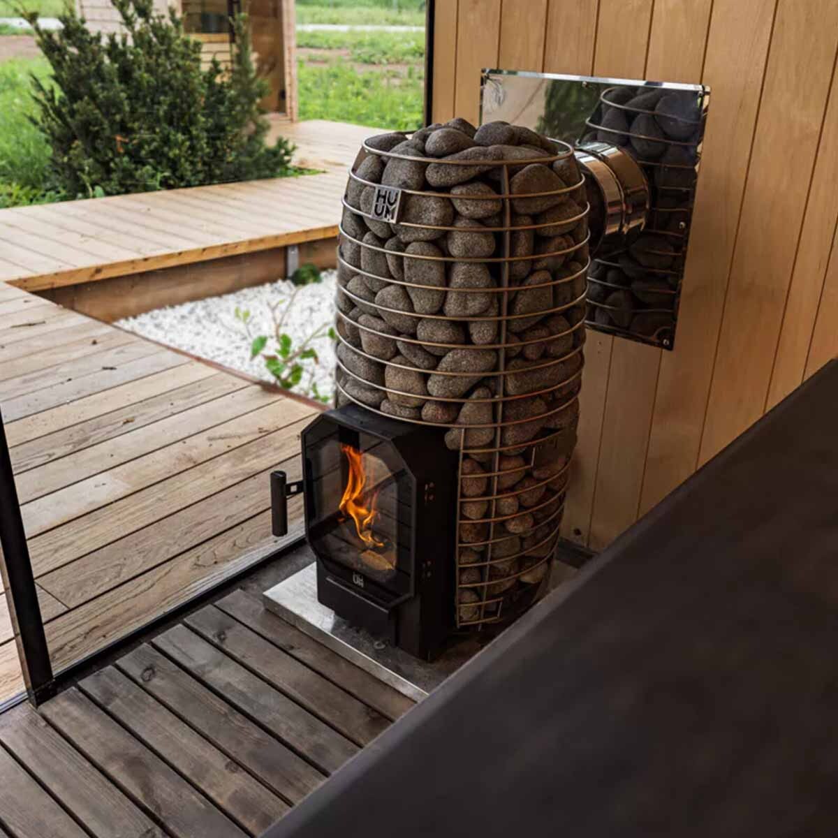 types of wood burning sauna stoves