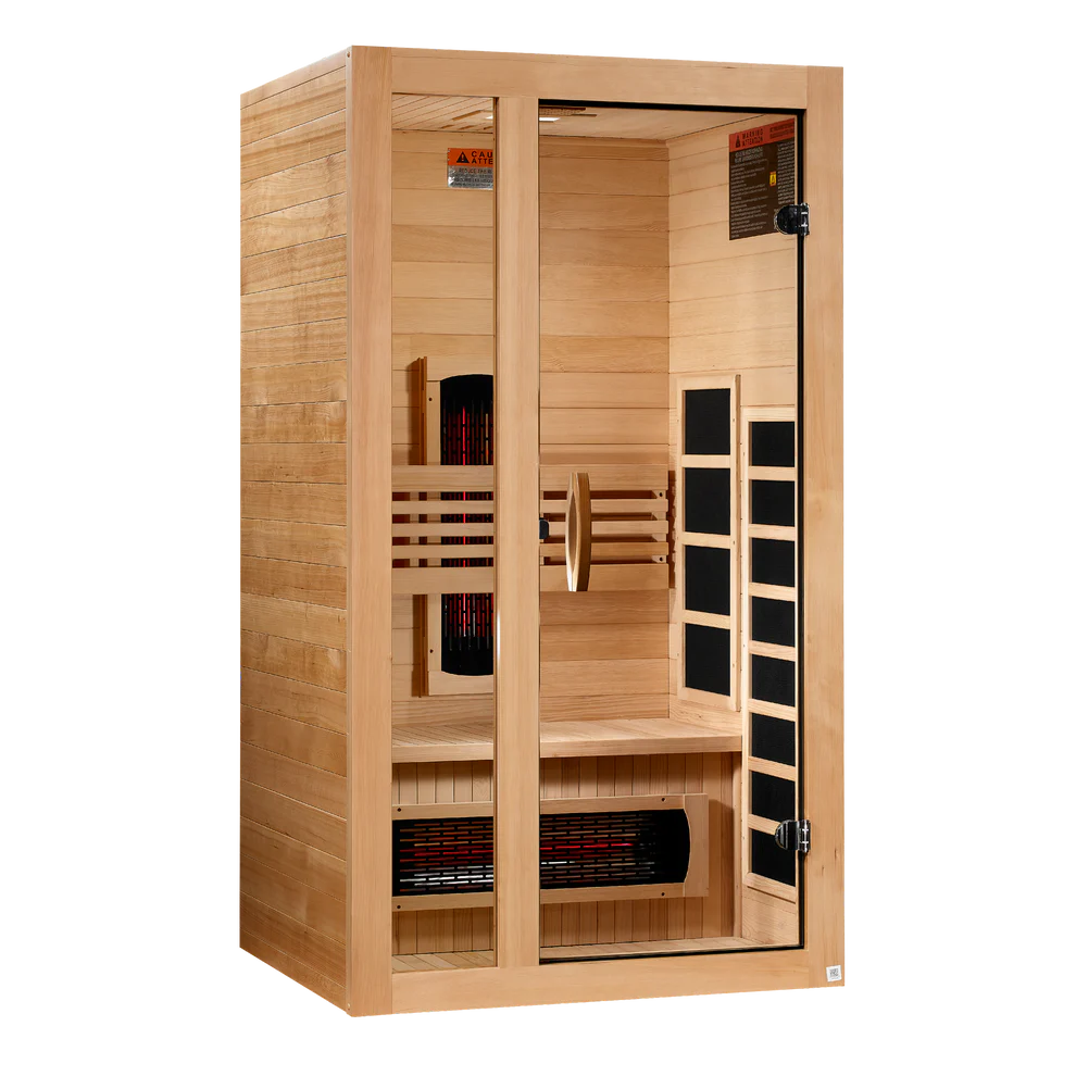 Golden Designs Dynamic Gracia 1-2-Person Full Spectrum Near Zero EMF FAR Infrared Sauna