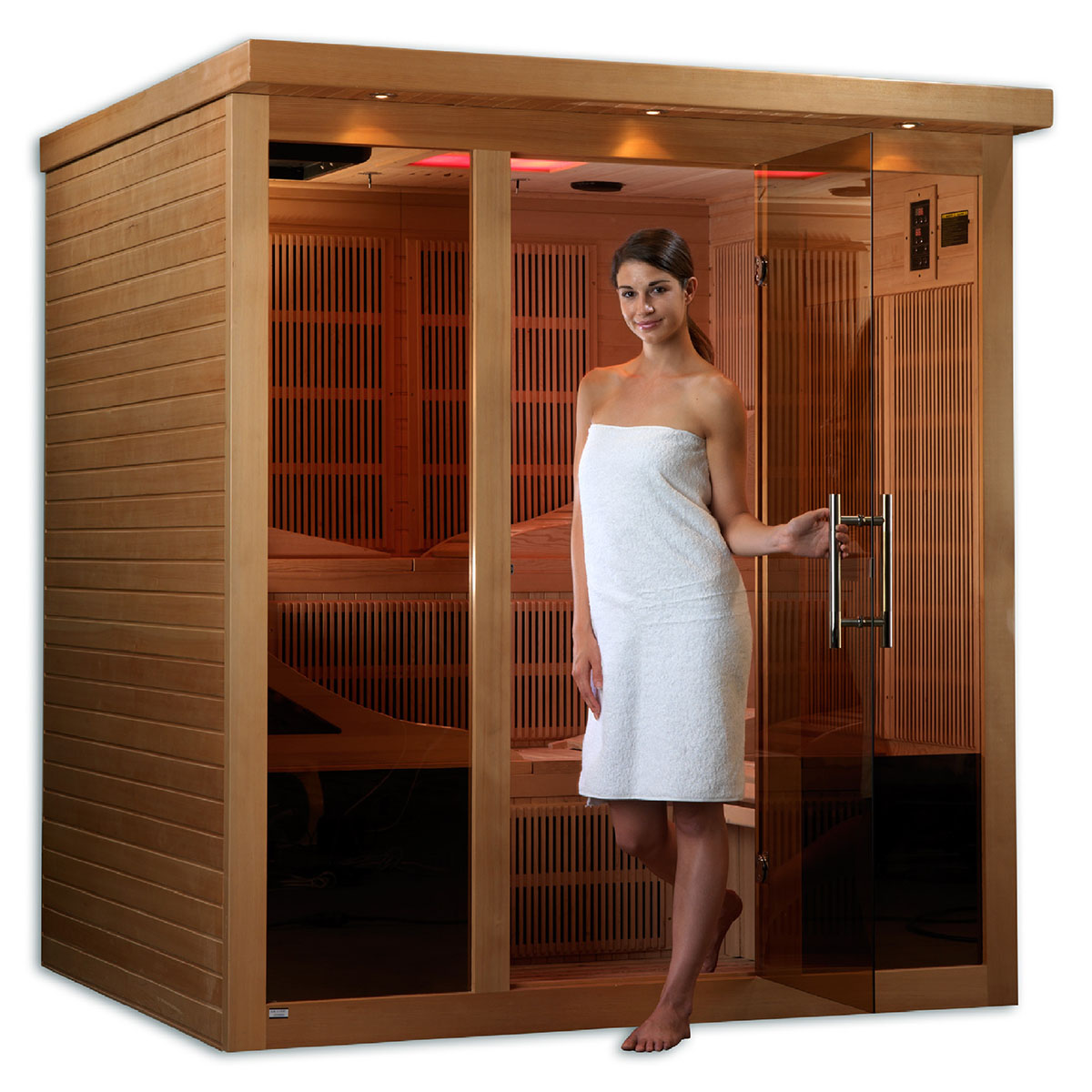Golden Designs Monaco 6-Person Near Zero EMF Far Infrared Sauna