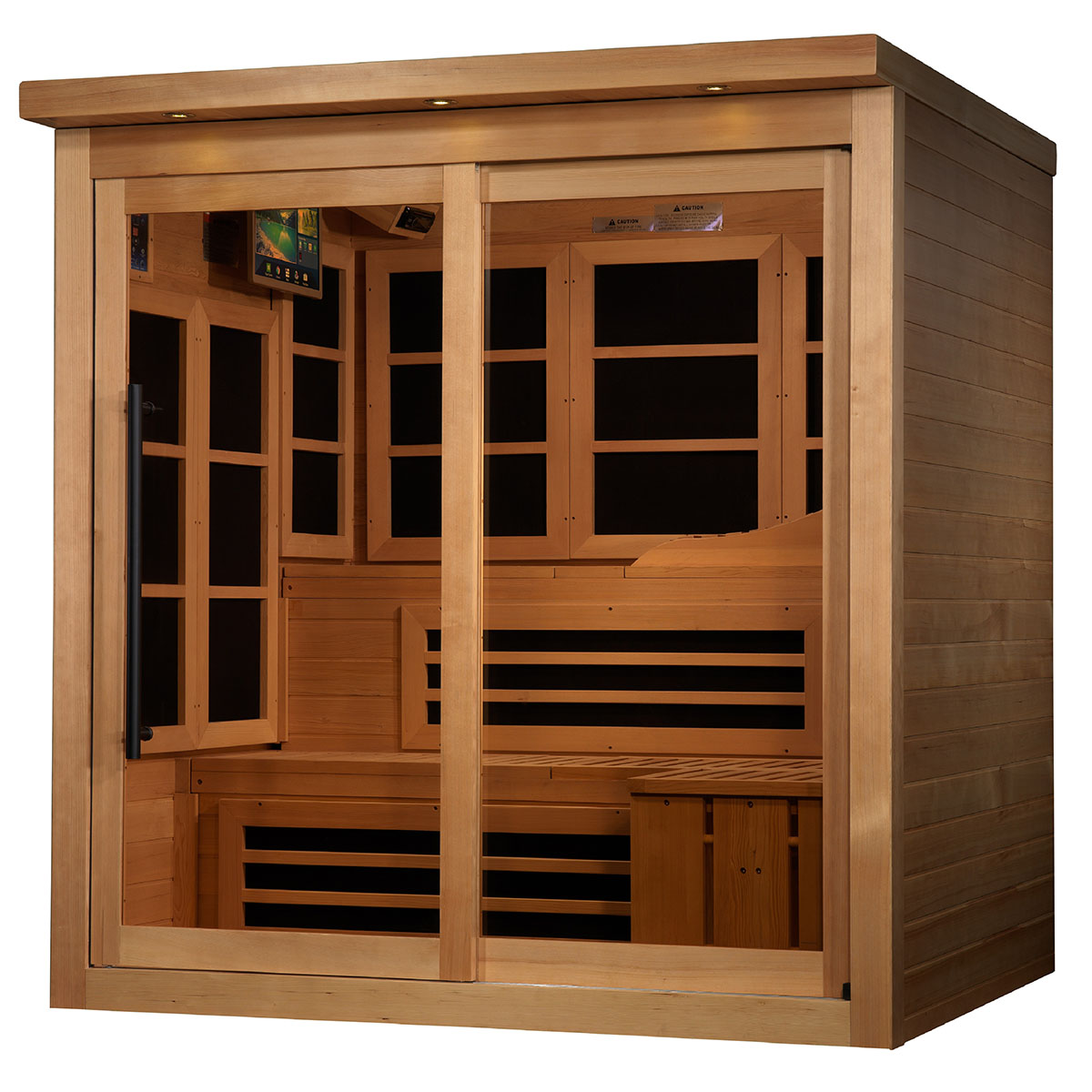 Golden Designs Monaco Limited Edition 6-Person Near Zero EMF FAR Infrared Sauna