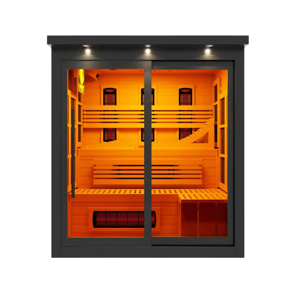 Golden Designs 6-person PureTech™ Full Spectrum Near Zero EMF FAR Infrared Sauna