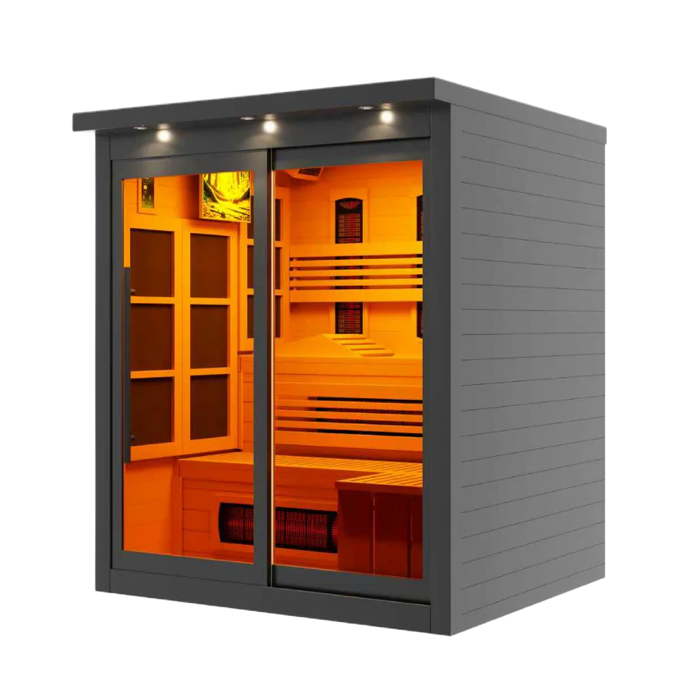 Golden Designs 6-person PureTech™ Full Spectrum Near Zero EMF FAR Infrared Sauna