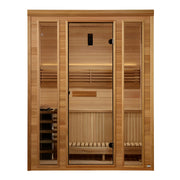 Golden Designs Andermatt 2 - 3 Person Traditional Steam Sauna - Pacific Premium Clear Cedar